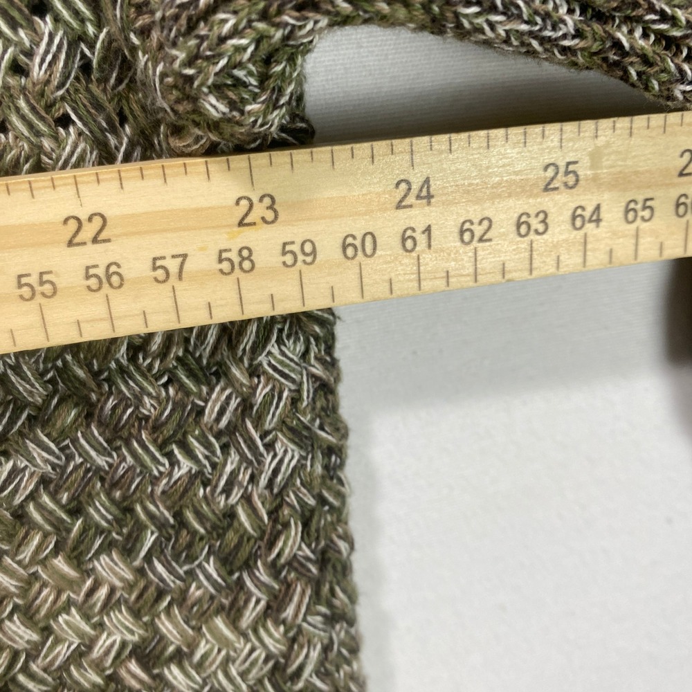 Carbon 2 Cobalt Mens Textured Knit 1/4 Zip Sweater‎ Olive Green XL 100 Cotton - Picture 8 of 9